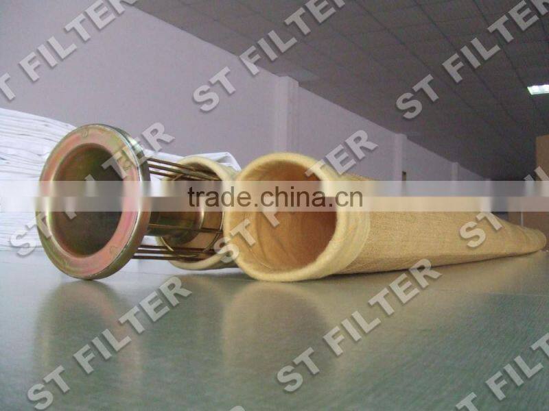 P84 electrostatic chimney filter bag,Dia130*2500mm
