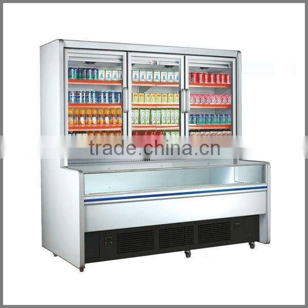 Multi deck display freezer/Refrigeration showcase/Supermarket display refrigerator