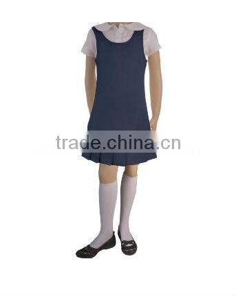 Short Pleated Hem School Uniforms Girls