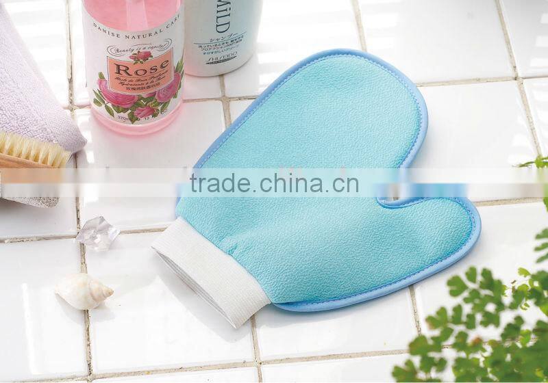 wholesale high grade five fingers bathing gloves,exfoliating gloves bath mitt wholesale
