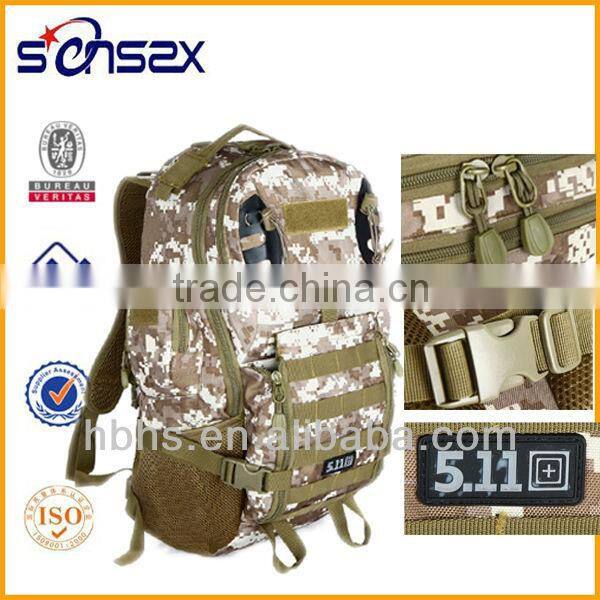Waterproof military bag camping hiking backpack brand