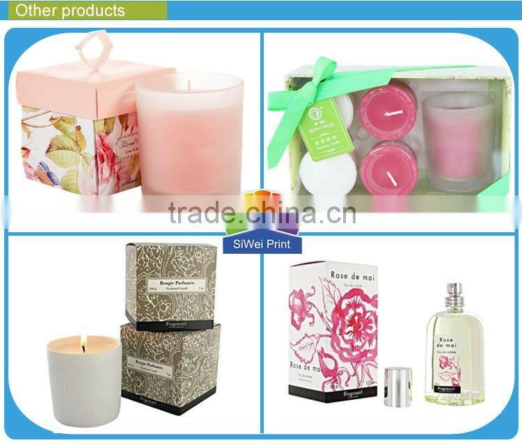 Logo Printed Wholesale Paper Candle Packaging Boxes,Box Packaging Paper,printed packaging box