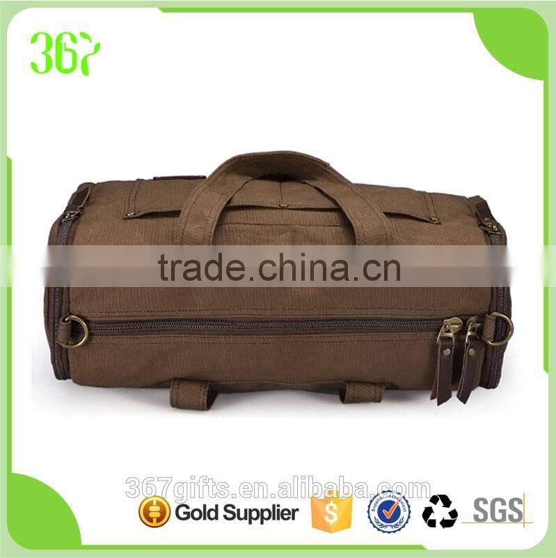 Classical Design Vintage Canvas Washing Tote Bag Travel Bag