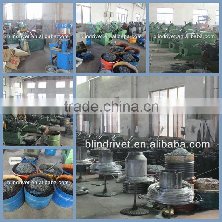 3.2x12.7 MM Aluminium closed end /sealed type blind rivets