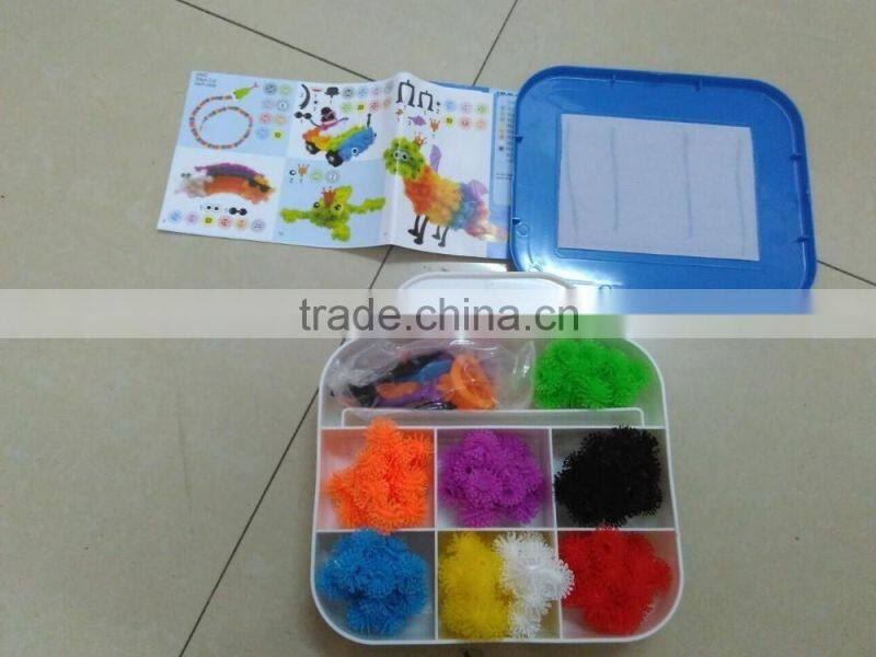 New Kids Plastic Toy Squeezed Block Magic Educational Building Block Set