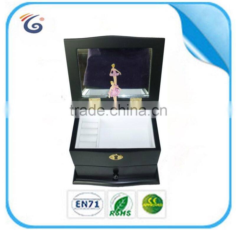 New design dance ballerina musical jewellery box home decoration paintings
