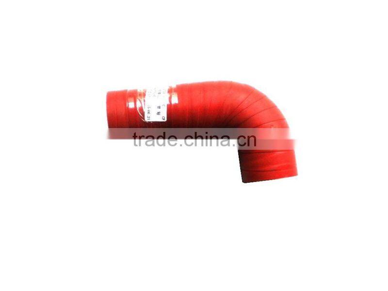 NKR55 Euro 2 genuine auto air cooler inlet hose soft red short JMC QINGLING pick up truck auto spare parts