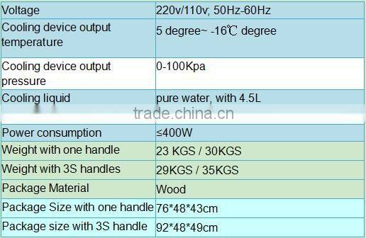 Dual cryo heads cryo lipolisis portable freezing slimming machine CTL76