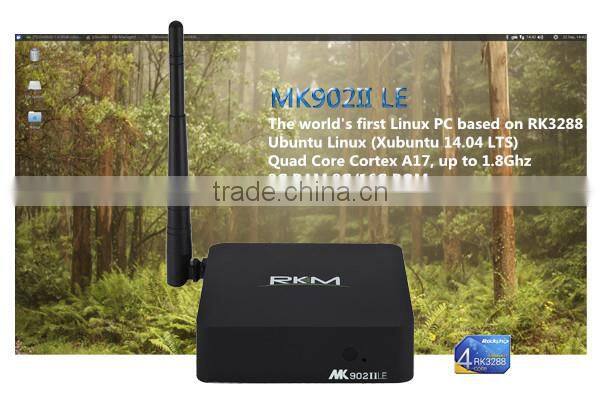 RKM MK902II LE Quad core Linux MINI PC Ubuntu Linux (Xubuntu 14.10)