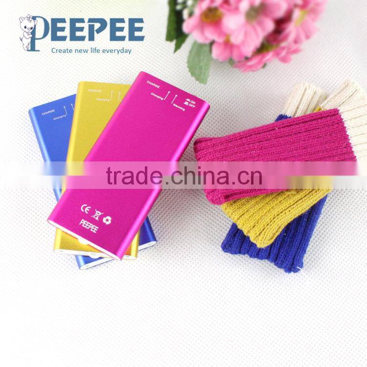 accessories smartphone hand knit neck warmers power bank charger