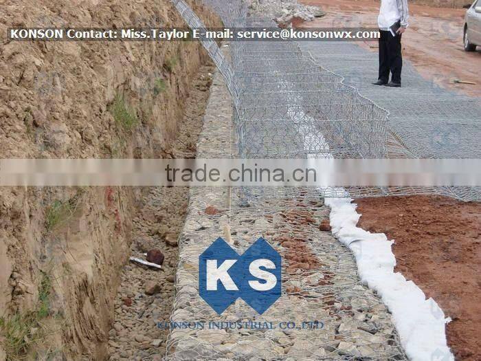Galvanized Gabion/Gabion Basket/Gabion Containment Price