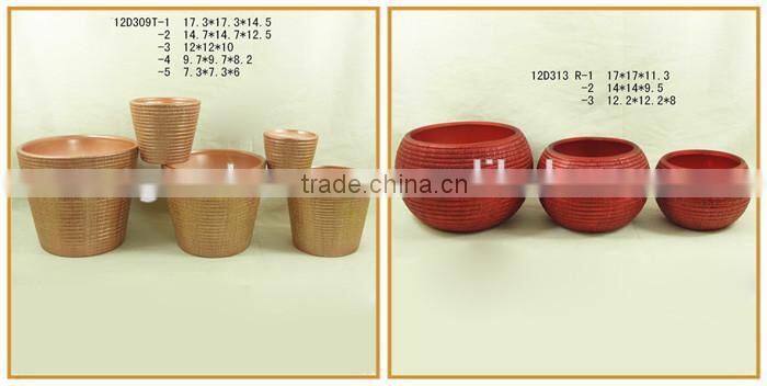 Low price high quality china handmade rectangle flower pot