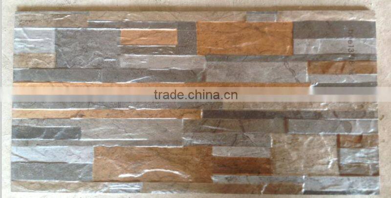 3d inkjet exterior wall tile with high quality 300x600mm