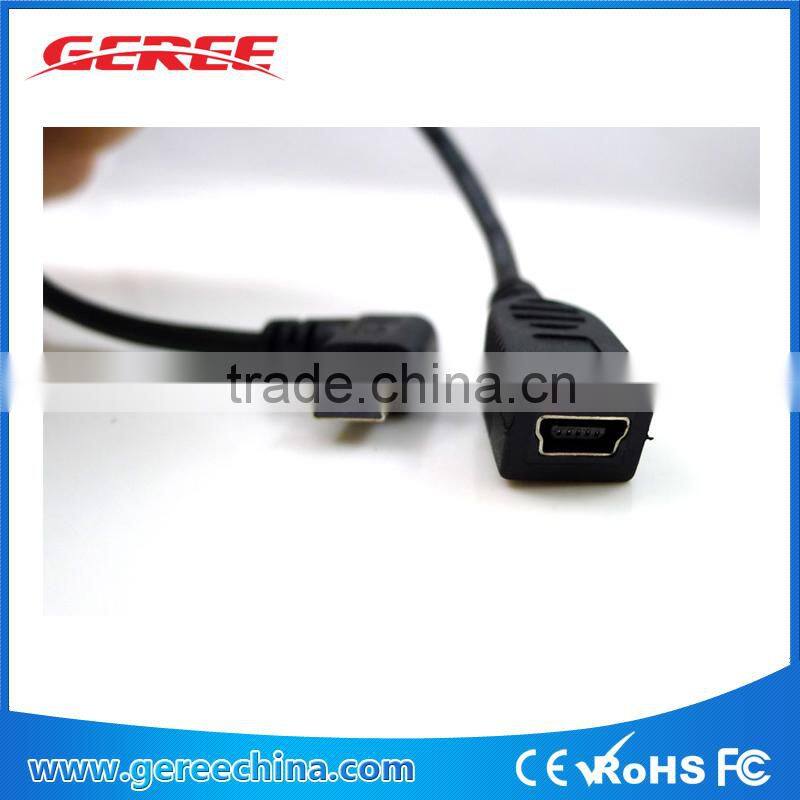 Popular USB A male to USB female panel mount adapter Extend cable + Screw Lock,1 M cable