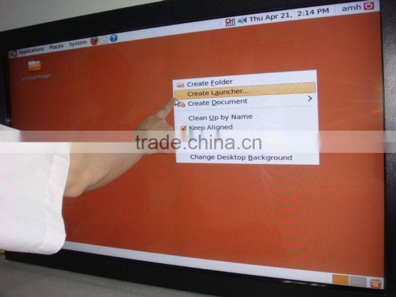 46" LCD WIFI All in one touch screen pc