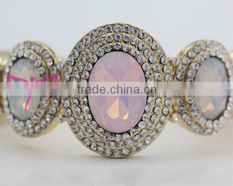 Easam 9 Years Experiences Wholesale Price Rhinestone Love Bangle