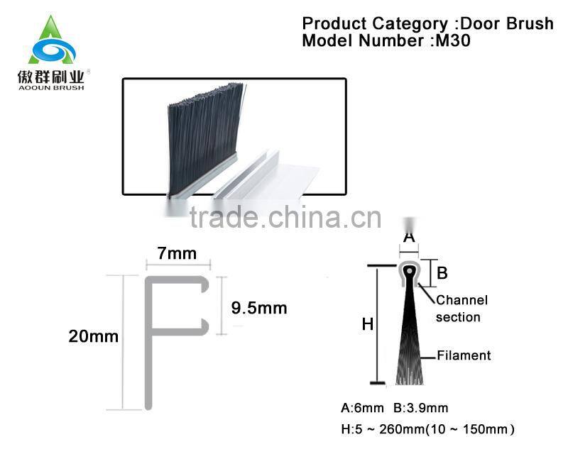 American industrial door brushes -free sample