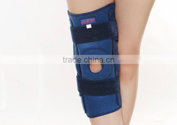 Metal splint knee pad open patella knee support belt with high quality
