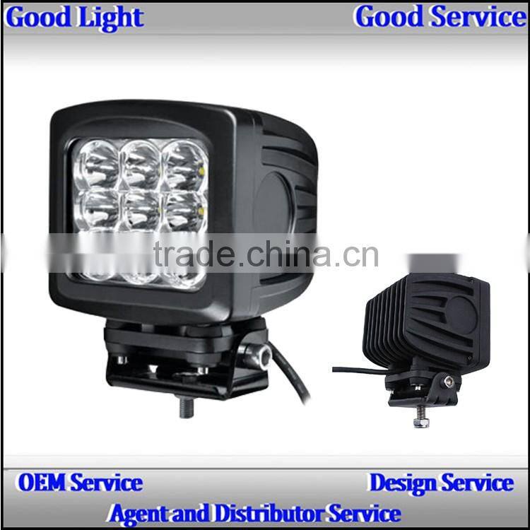 Square 5.2'' 90w led work light for driving spot led off road light for truck, atv, suv,heavy duty
