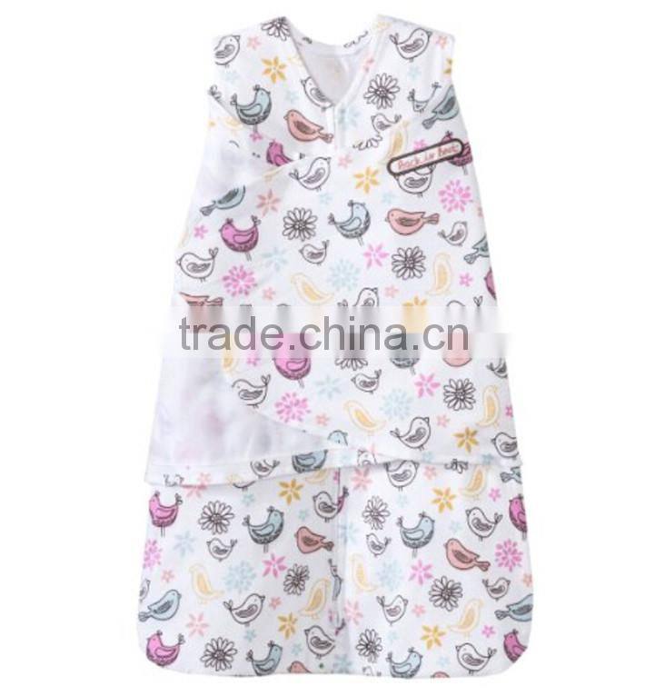 100% Cotton Adjustable Baby Swaddle Newborn Baby Muslin Blanket