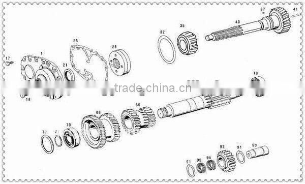 5S150GP Transmission Oil Pump for Sinotruck (1269302104)