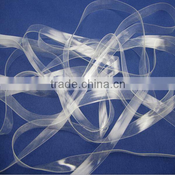 Professional Manufacturer Supply elastic transparent lingerie tpu tape use for garment