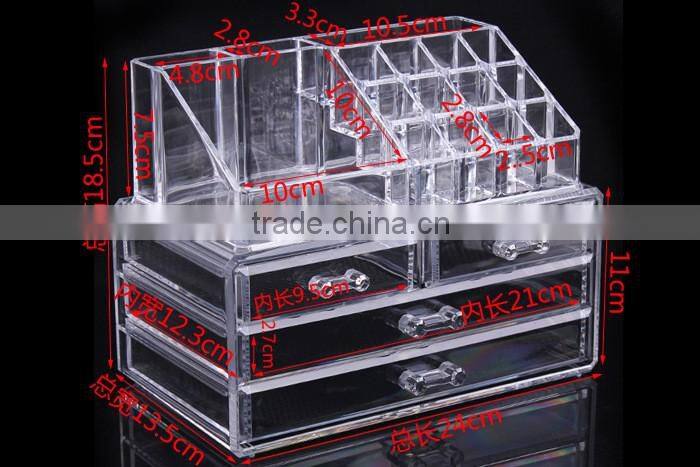 Hot sale Acrylic Makeup Storage Box, Jewelry & Cosmetic Storage Display Box