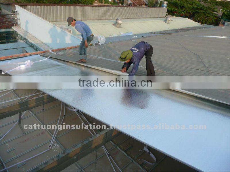 Aluminum Foil fireproof foam Insulation for construction