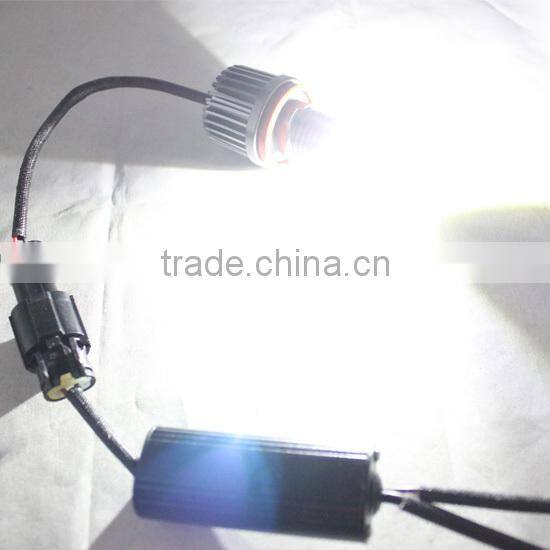led headlight 6500k-7000K xenon white h8 40w led angel eyes halo ring for bmw e60 angel eyes led marker light for bmw