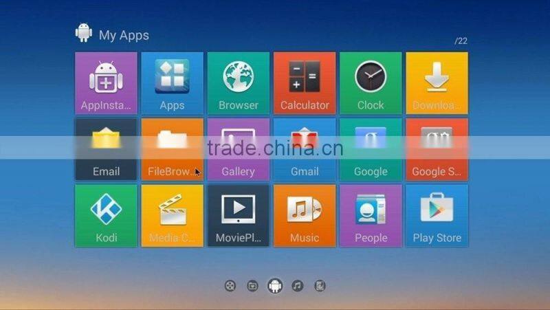 4K 3D HD 1080p TV Box for Quad-core android Realtek 1195 chipset TV box