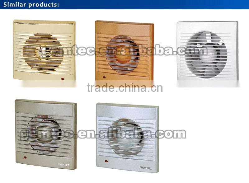 High-end Apperance Chrome Plating Plastic Bathroom Suction Fan
