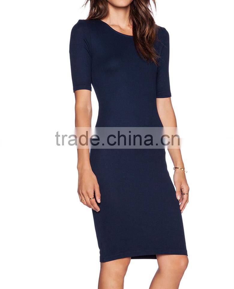 2015 summer short sleeve ladies western dress designs, dangri dress women SYA15111