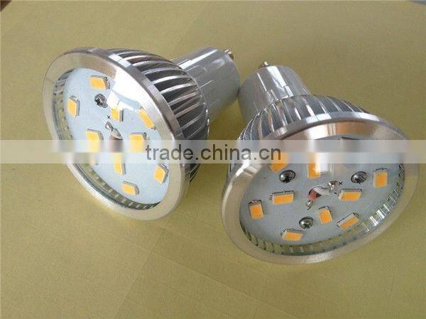 GU10 Led 5W 85-265V AC 5630 Led 10 SMD 450lm Spotlights GU10