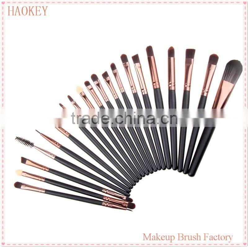 Wholesale 20 Pcs Pro Makeup Set Powder Foundation Eyeshadow Eyeliner Lip Cosmetic Brushes