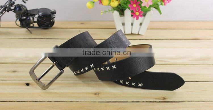 Custom genuine leather belts with your color and company logo