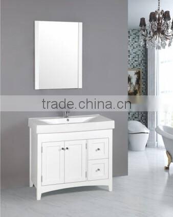 Modern waterproof mdf hotel bathroom vanity RA186