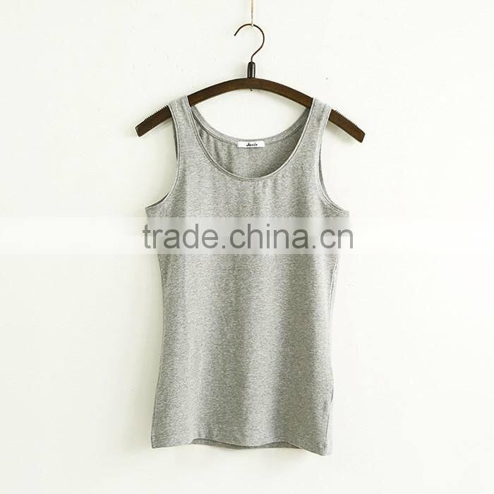 OEM Manufacturer wholesale bulk 100 cotton blank plain crop sexy ladies tank top