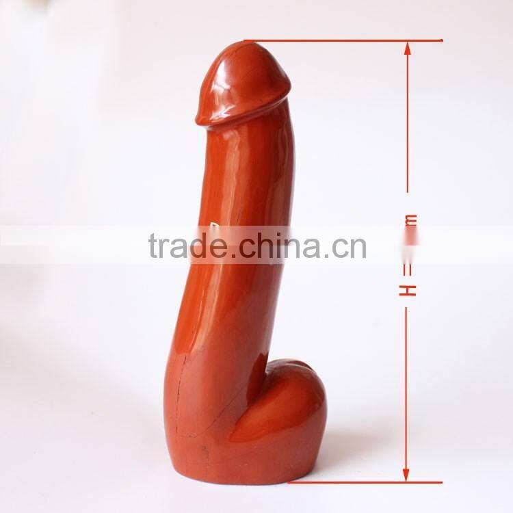 top quality lifelike masturbation dildo for women natural red jasper dildo for female