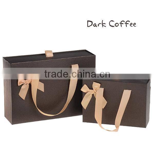 Fashionable Brown Paper Paper Gift Box