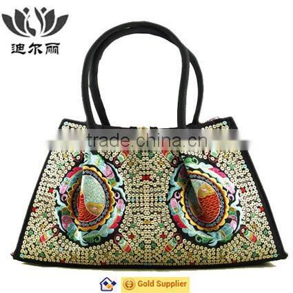 HOT SALE NEW DESIGN NATIONAL STYLE BEAUTIFUL EMBROIDERY WOMEN HANDBAGS