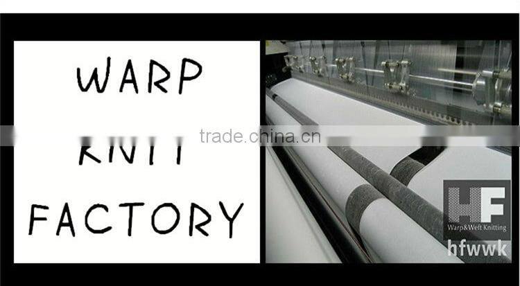 zhejiang hongfeng sofa fabric 100% polyester dandy warp knittded fabric