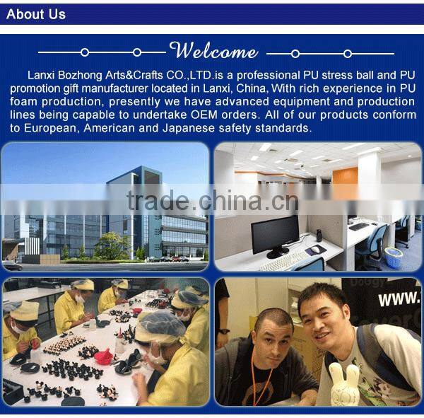 pu stress golf balls with custom logo printed