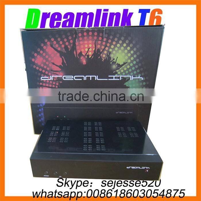 New arrival Dreamlink T6 Turbo 8psk+IPTV for north america in stock
