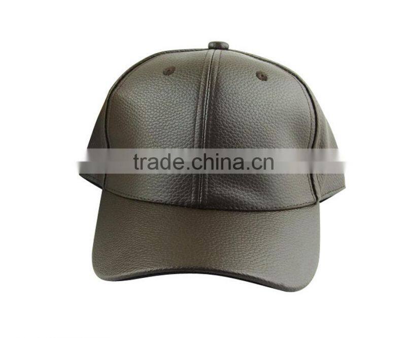 PU Leather Baseball Cap Biker Trucker Outdoor Sports Snapback Hats Free Shipping