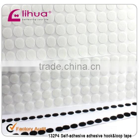 Guangzhou pure nylon round self-adhesive hook and loop