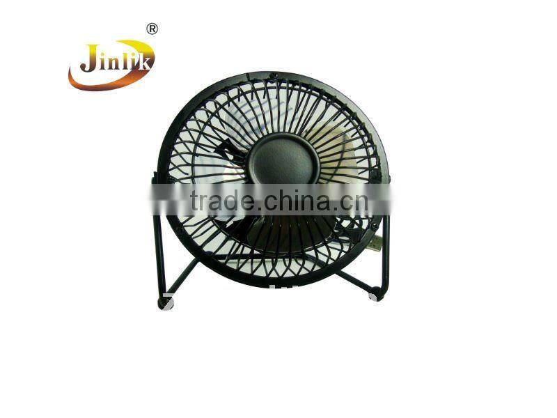 gift promotion 4inch metal mini usb fan
