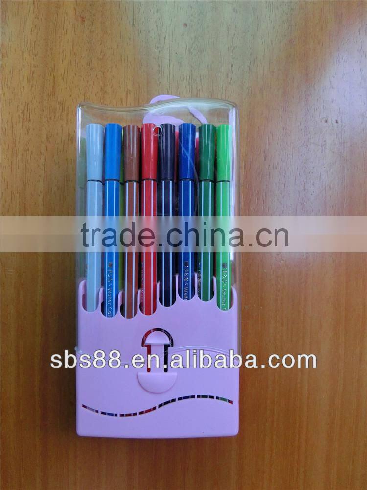 24 color corrugated shape of marker pen