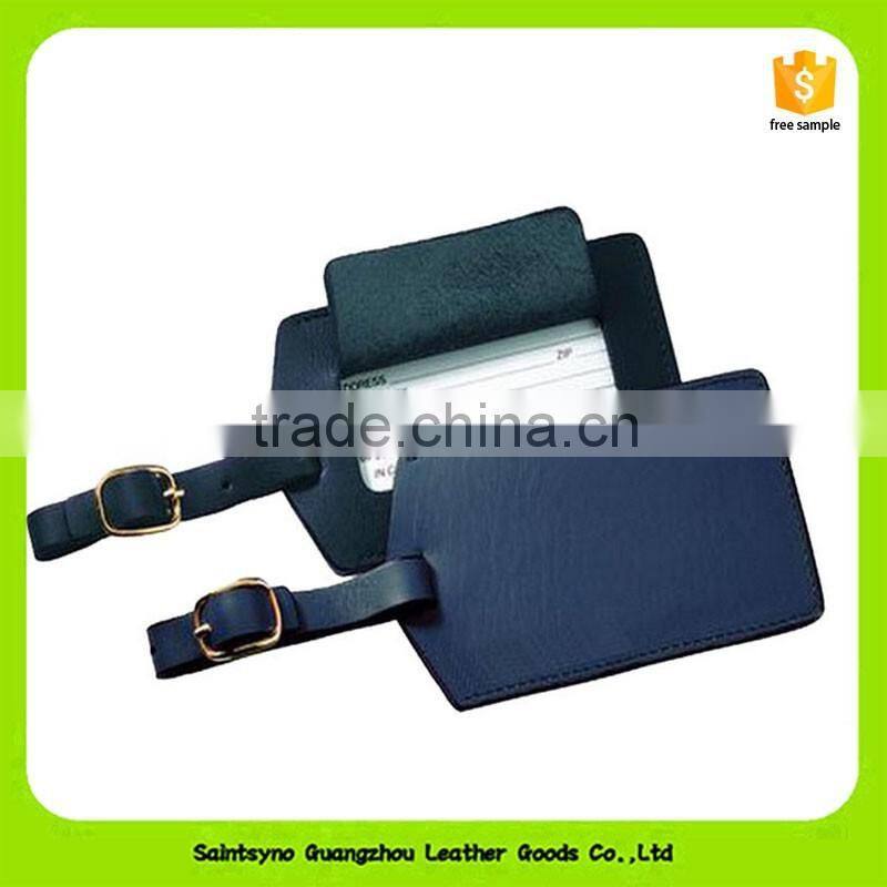 Guangzhou Wholesale Initial Luggage Tag Personalized ID Travel Tag With Adjustable Strap 16040