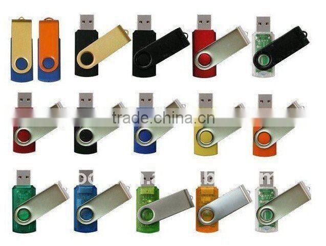 top sale best promotional gift swivel twist usb flash drive metal usb pendrive custom logo available from factory supplier
