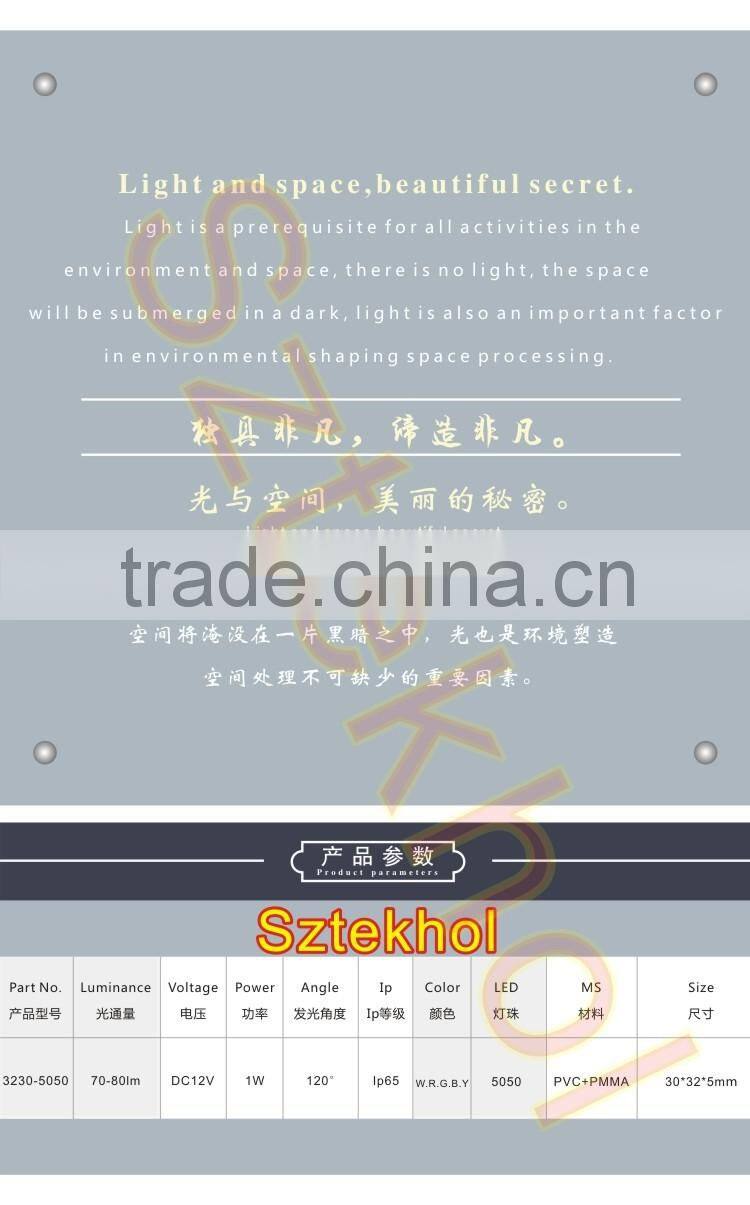 12v 4X 5050 led sign lighting module tekhol smd led pcb module